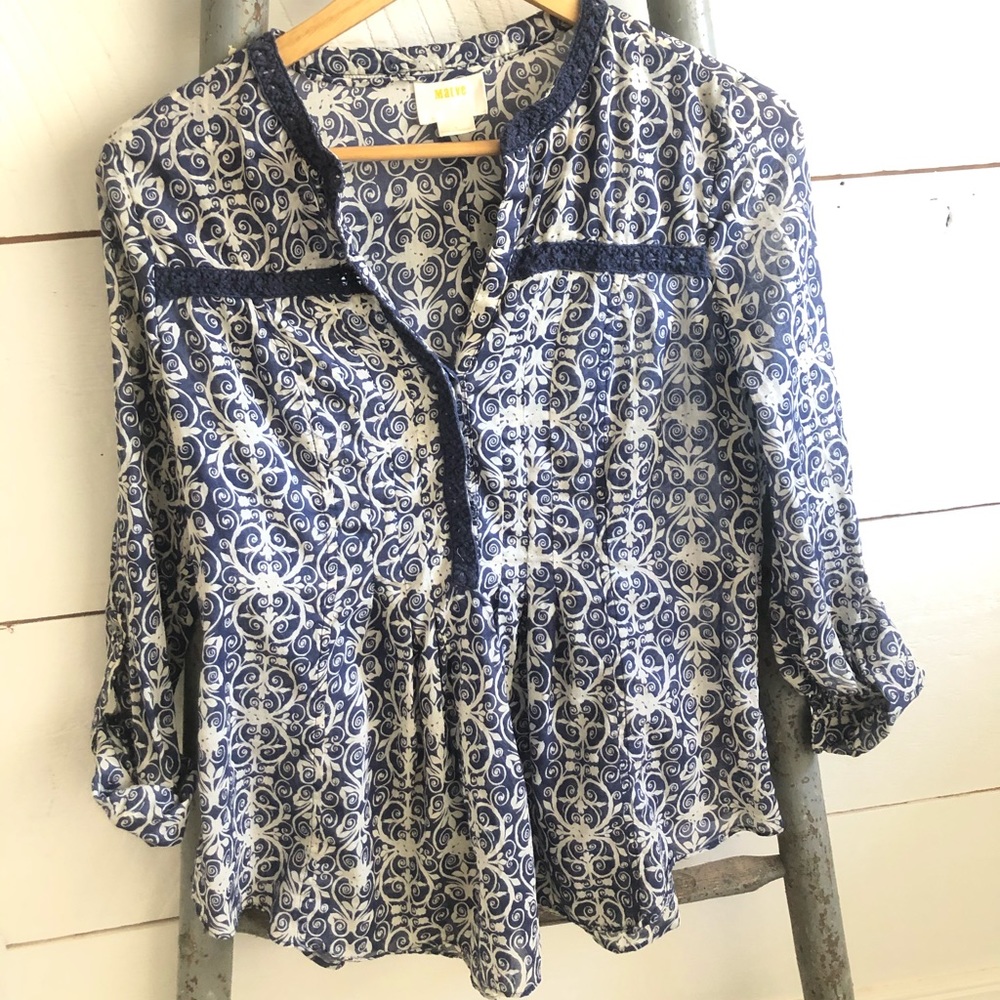 Long sleeve Anthropologie shirt